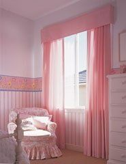 Pink Curtain Drapes - Raymonde Draperies and Window Coverings in San Diego, CA
