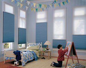 Pleated Blinds - Raymonde Draperies and Window Coverings in San Diego, CA