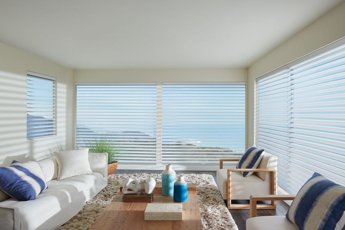 Custom Motorized Blinds for Beach Front Property in Key West, Florida (FL)
