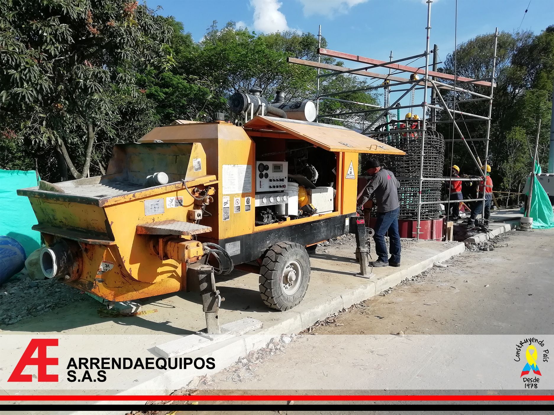 Alquiler de equipos de construcción