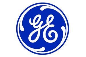 The ge logo is in a blue circle on a white background.