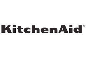A black and white kitchenaid logo on a white background.
