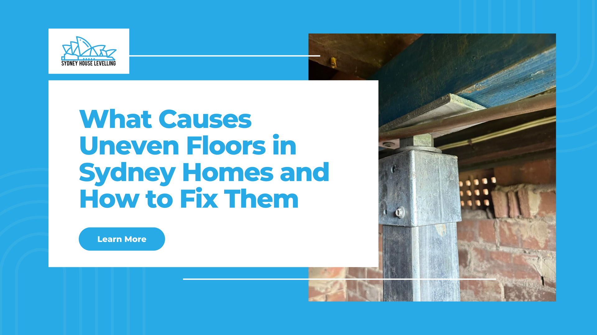 What causes uneven floors in sydney homes and how to fix them