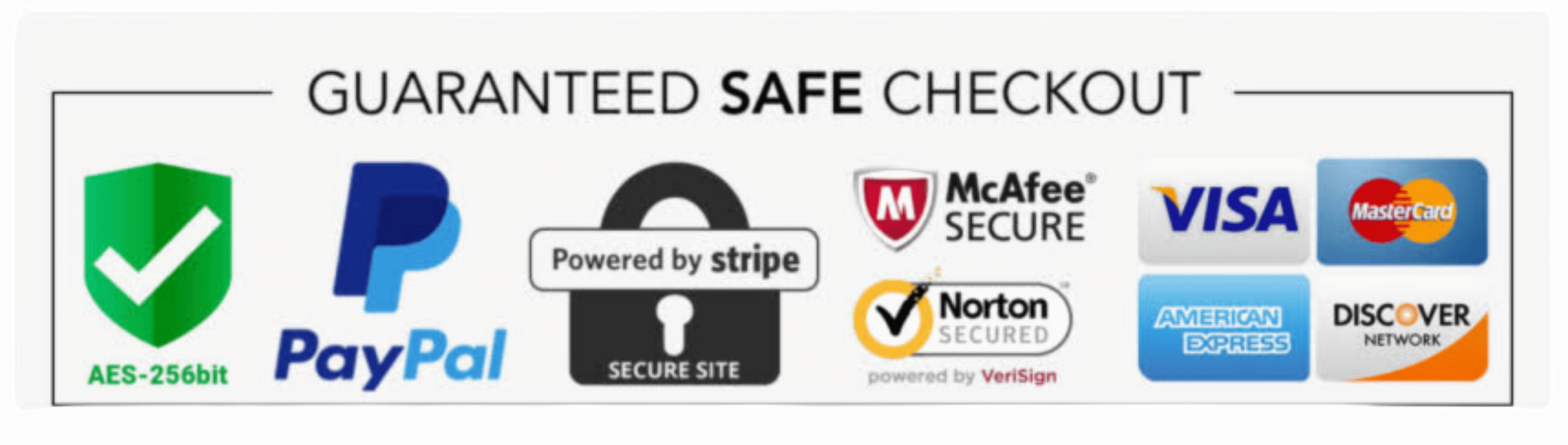 Safe Checkout logos image