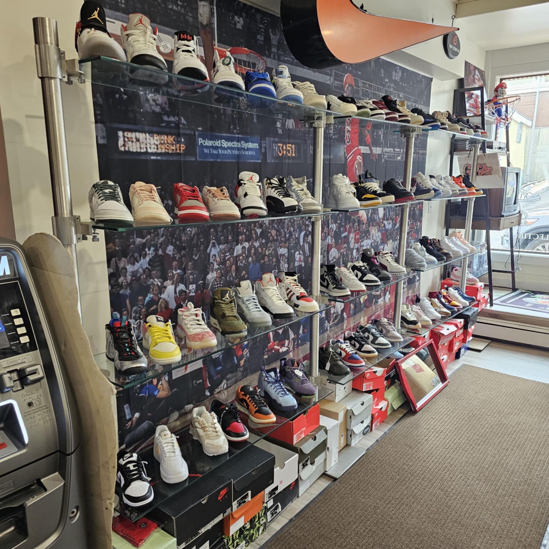 A store filled with lots of shoes and boxes