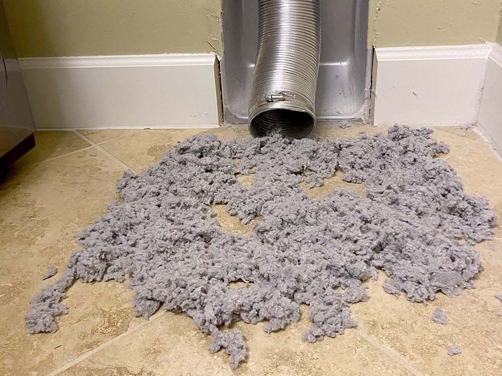 Dryer vent cleaning at a home in Cape Coral Florida 