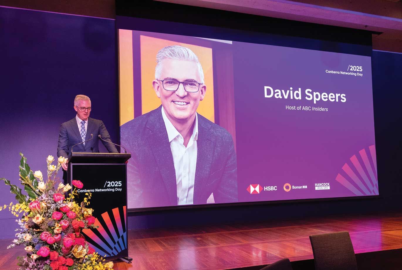 event branding design, graphic design,  Canberra networking event acbc