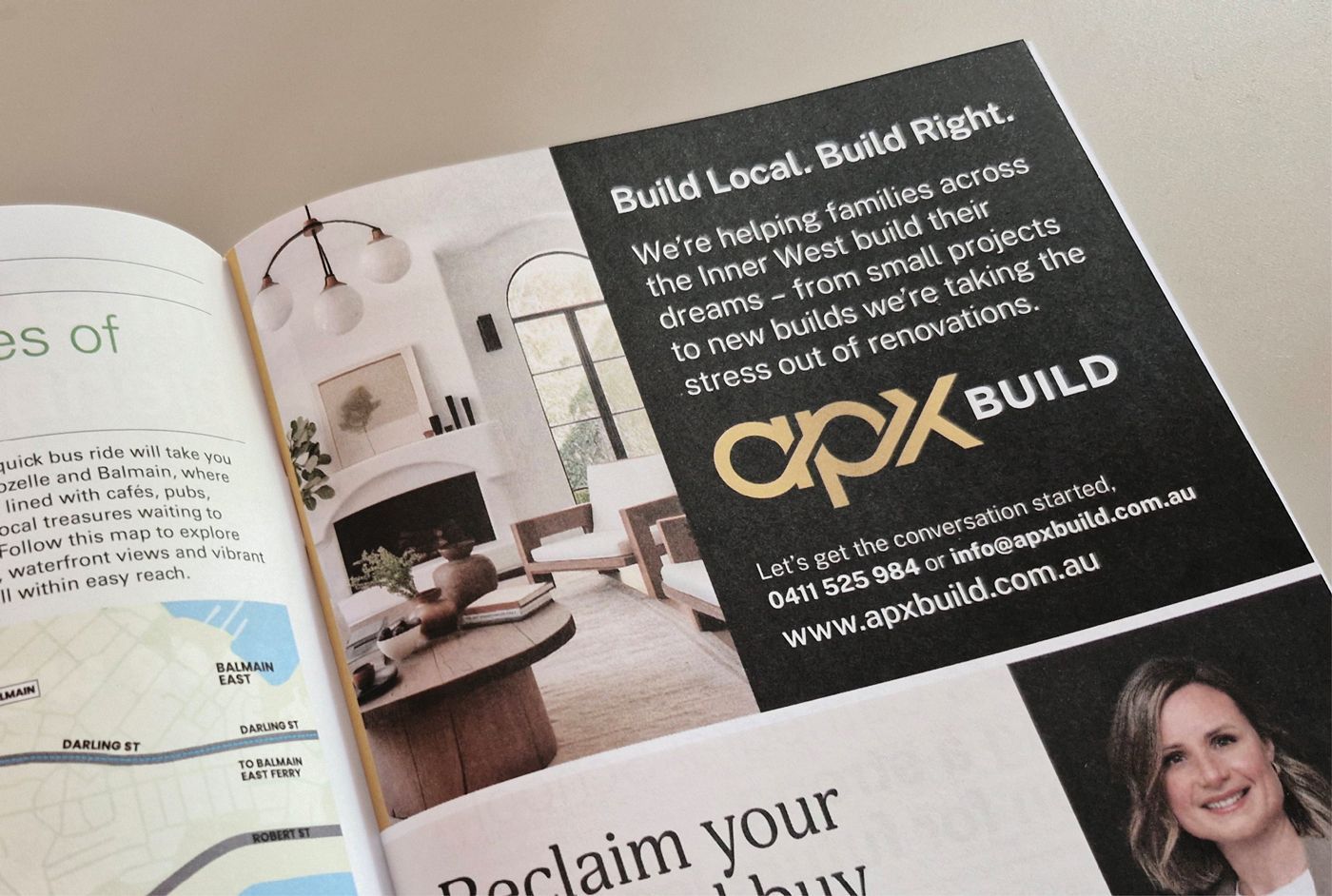 magazine advert design, graphic design, professional ad, graphic designer Sydney