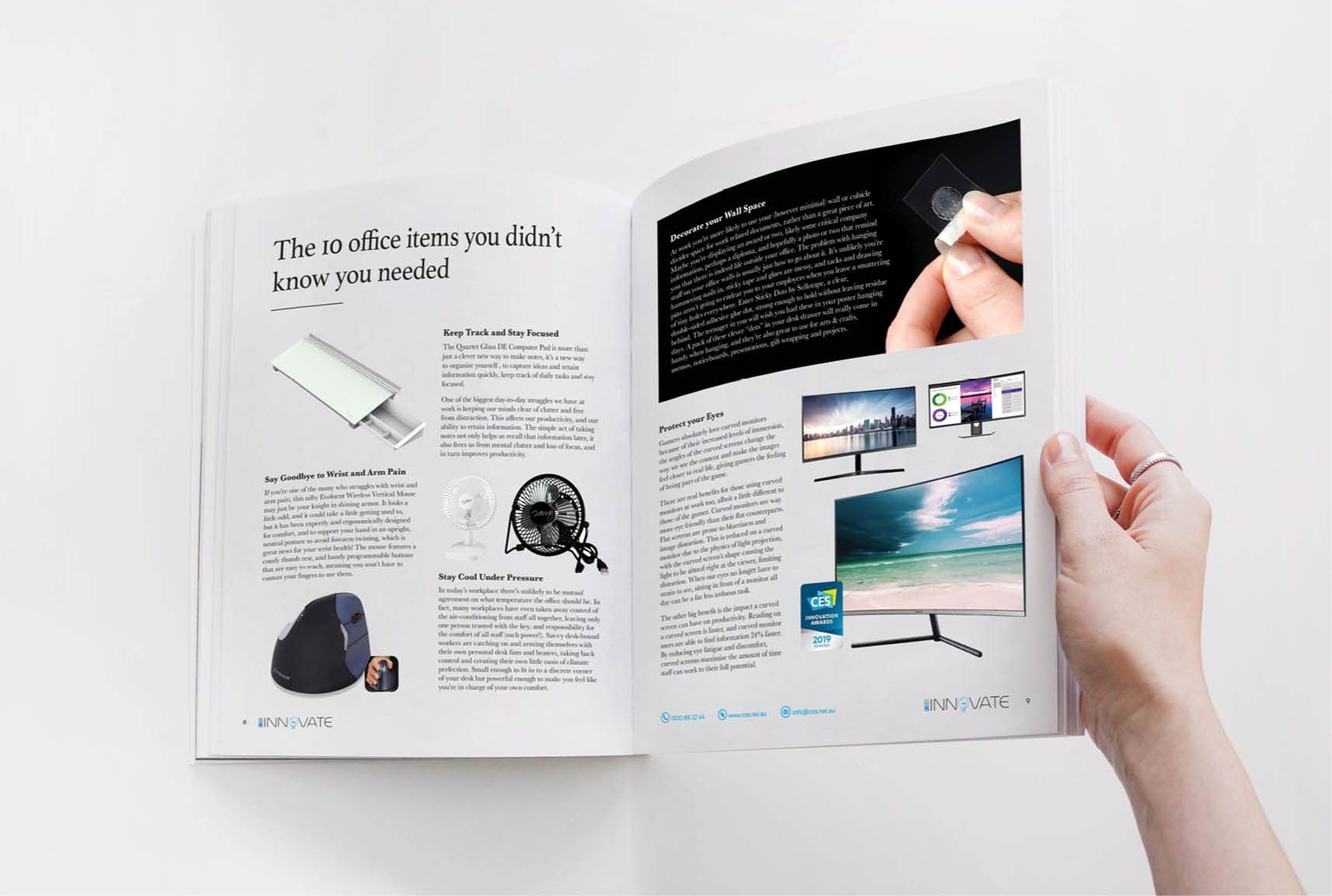 Sydney graphic design business, corporate design, corporate brochure, technology brochure