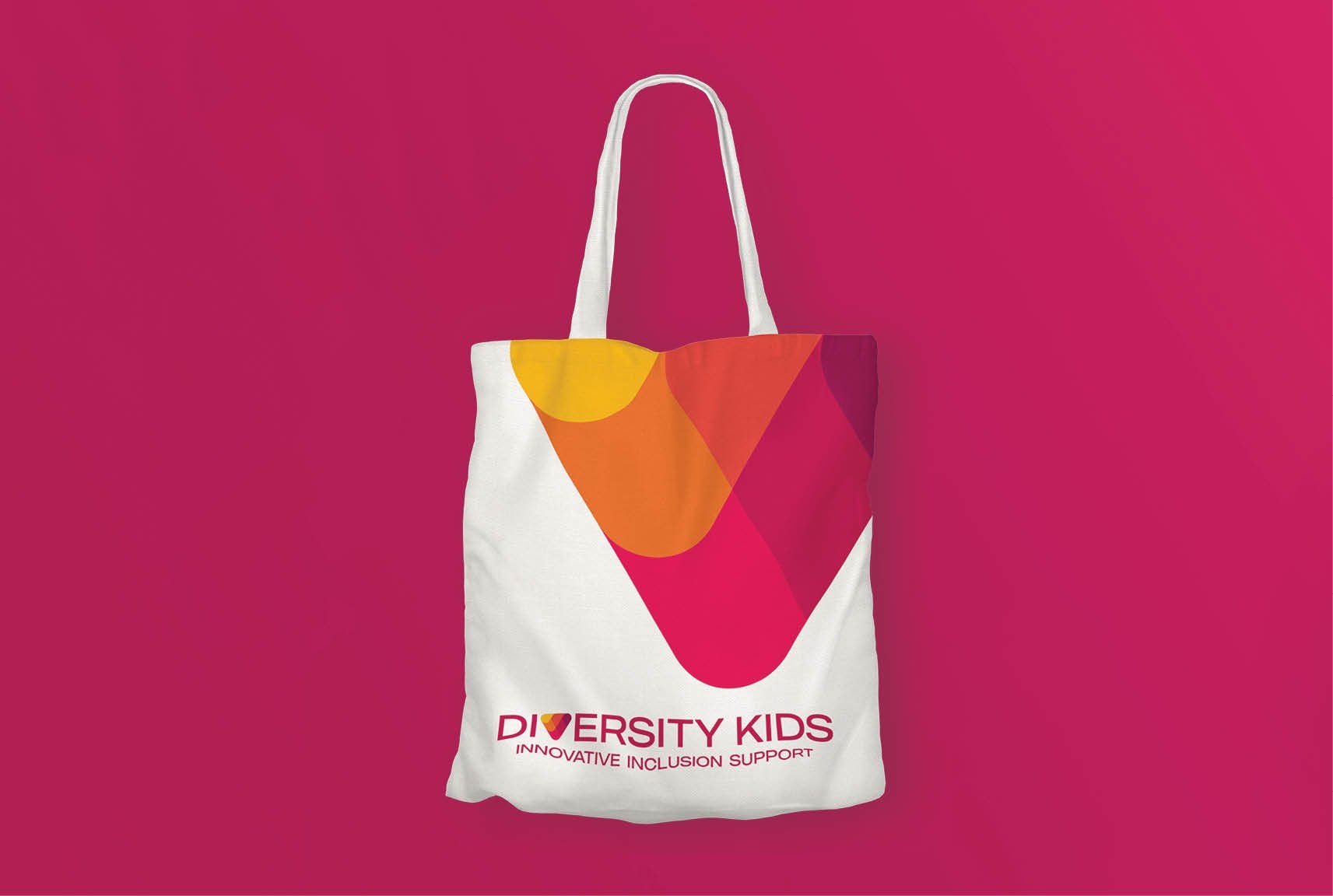 diversity kids, custom logo design, Sydney graphic design business, tote bag design, branding design, branding small business