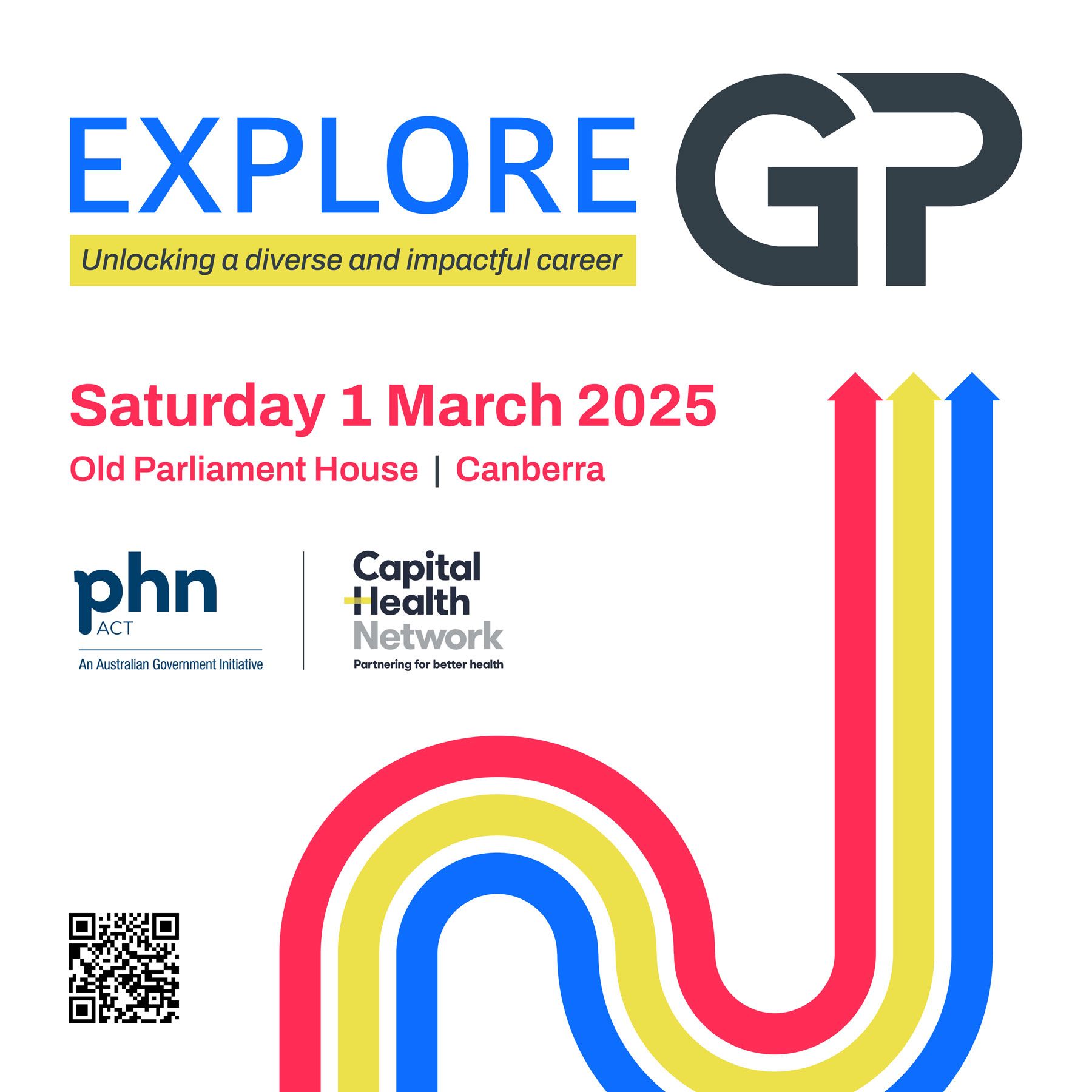 custom event branding explore gp conference 2025 Sydney theme design instagram tile design