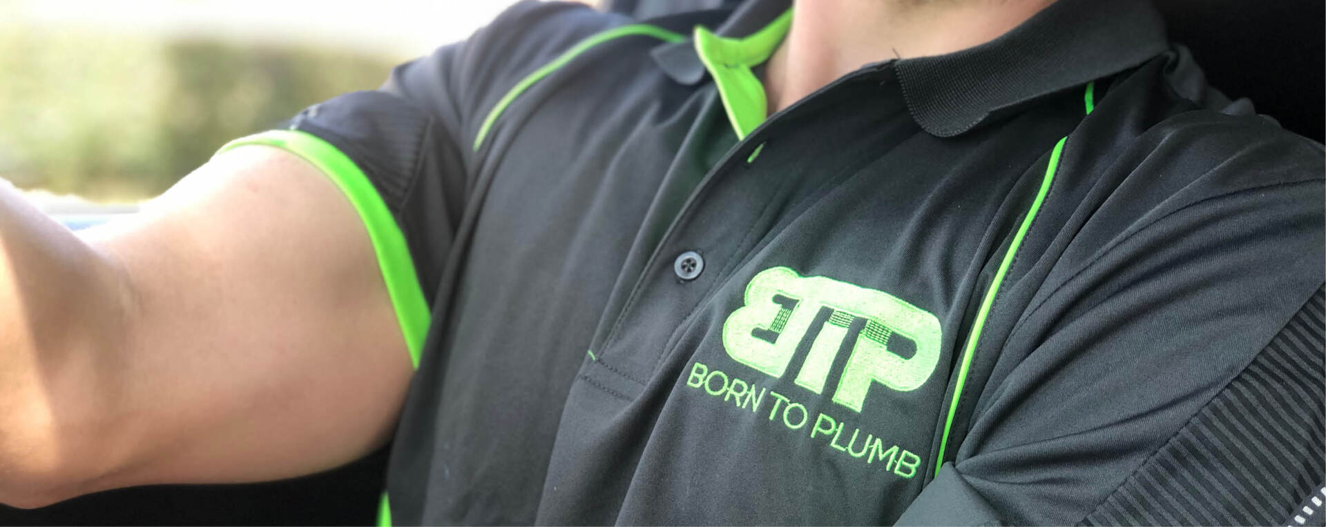born to plumb logo design and work shirt plumbing business branding