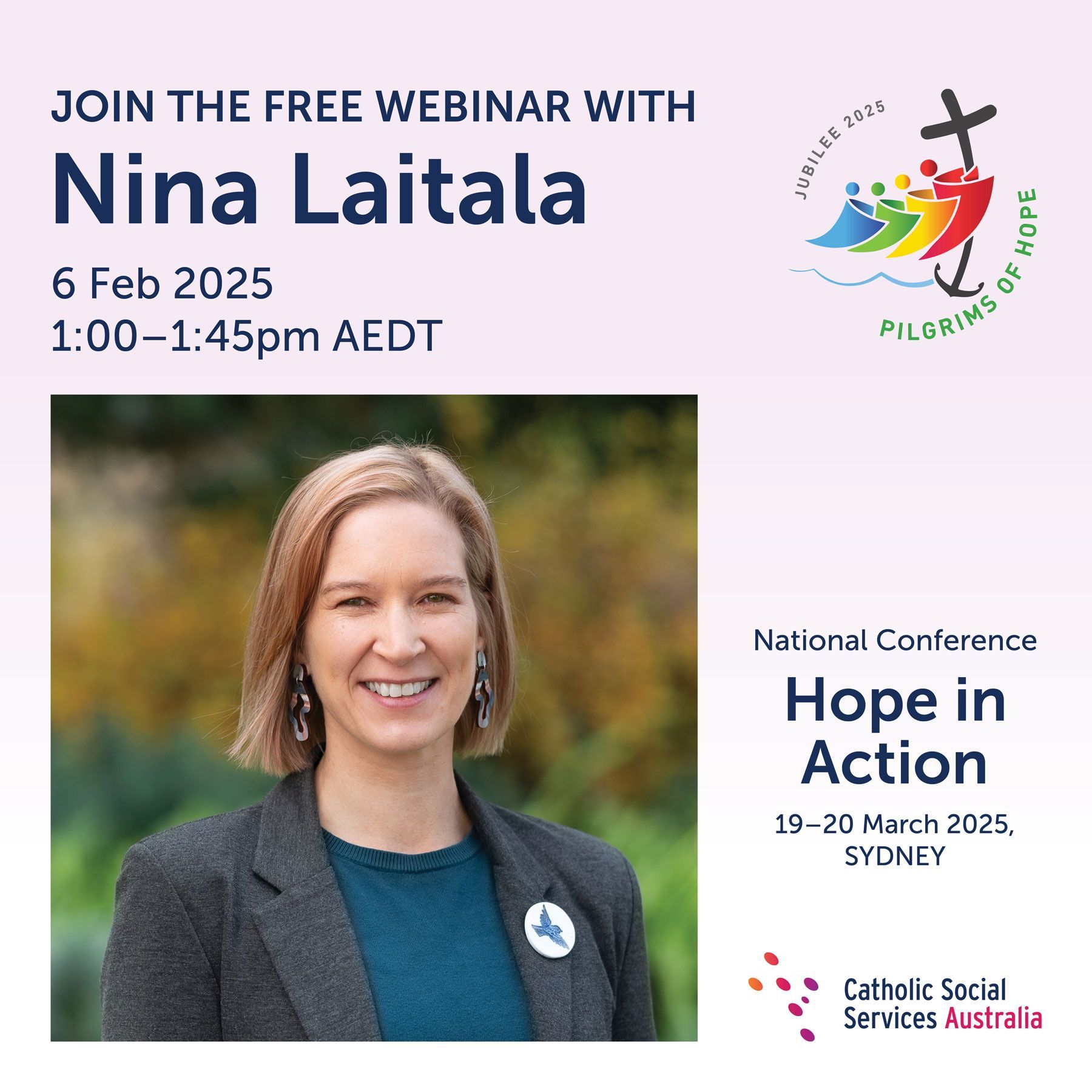 hope in action conference Sydney 2025 branding design social media tile design