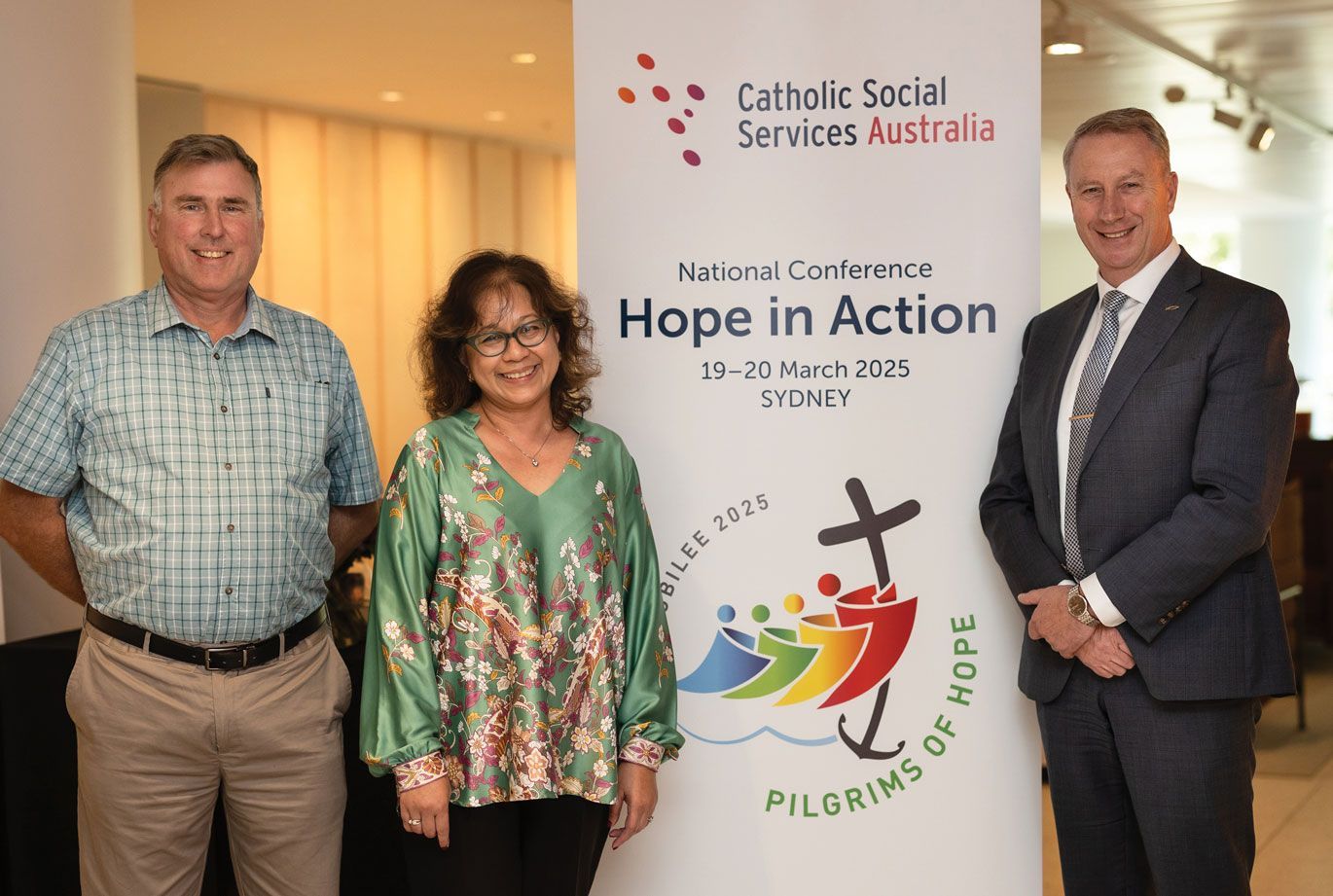 hope in action conference Sydney 2025 branding design pull up banner