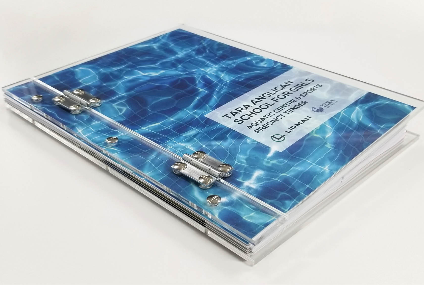 a4 document with custom design and print