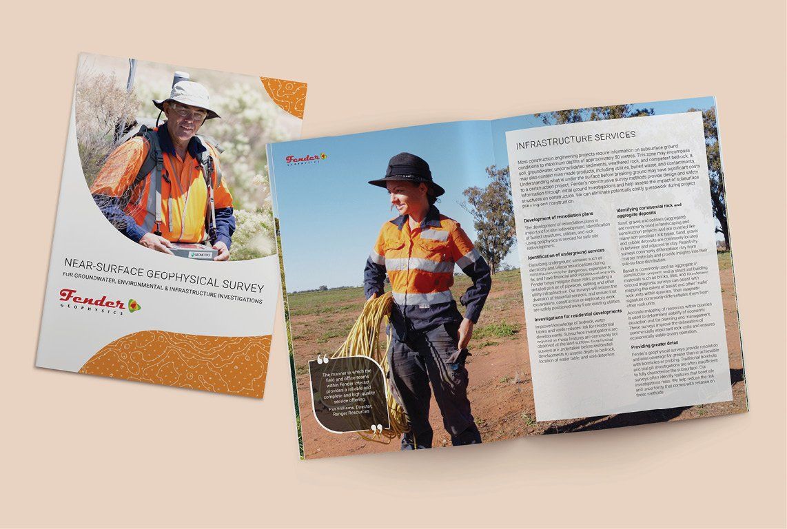 a4 capability statement, corporate design, copywriting and design Sydney