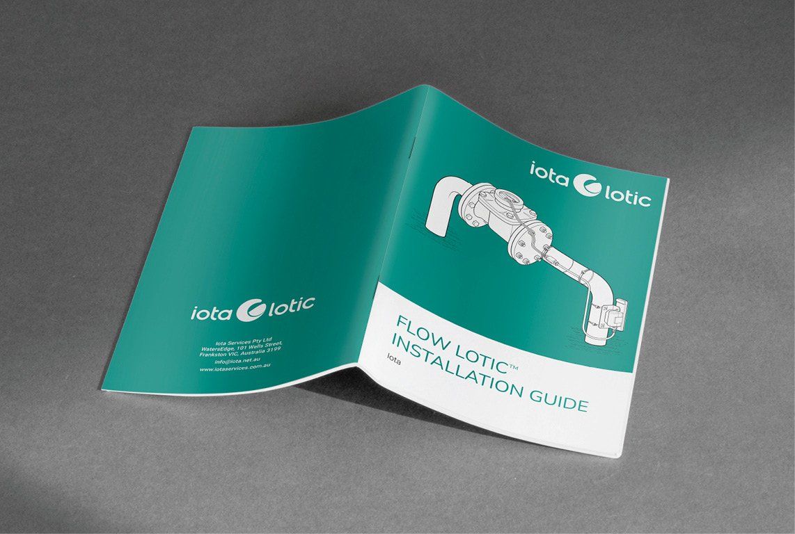 iota, installation manual, a4 document design