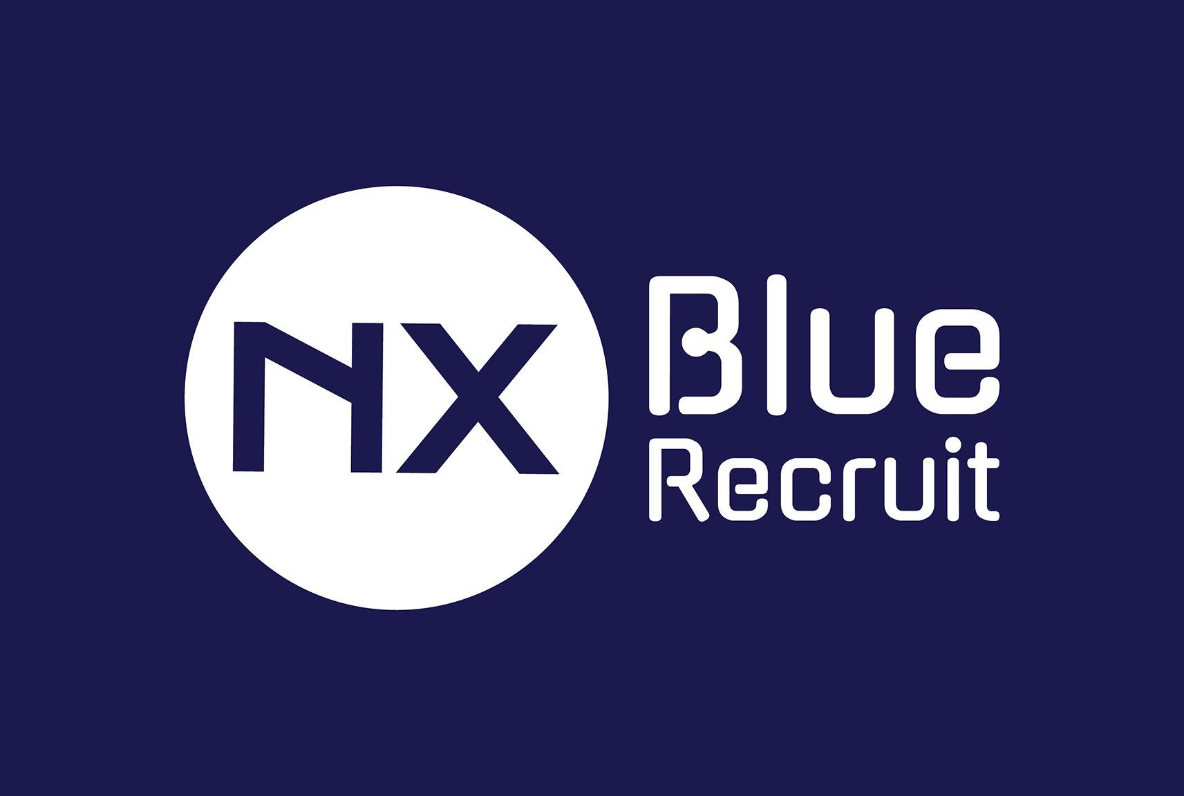 nx blue recruit, logo update, Sydney graphic design, logo design, recruitment branding