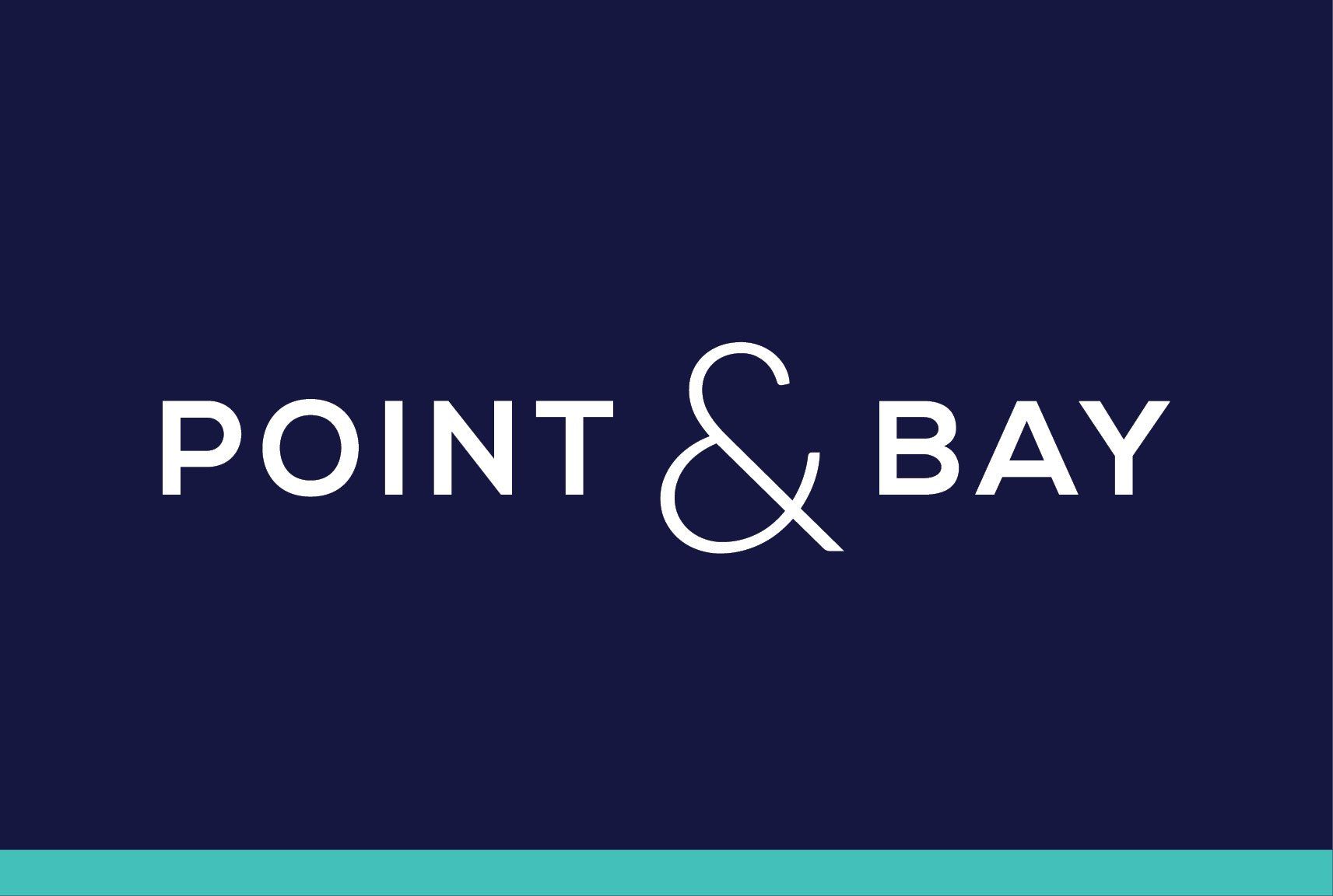point and bay property, custom logo design, Sydney graphic design business, Sydney real estate business, business branding