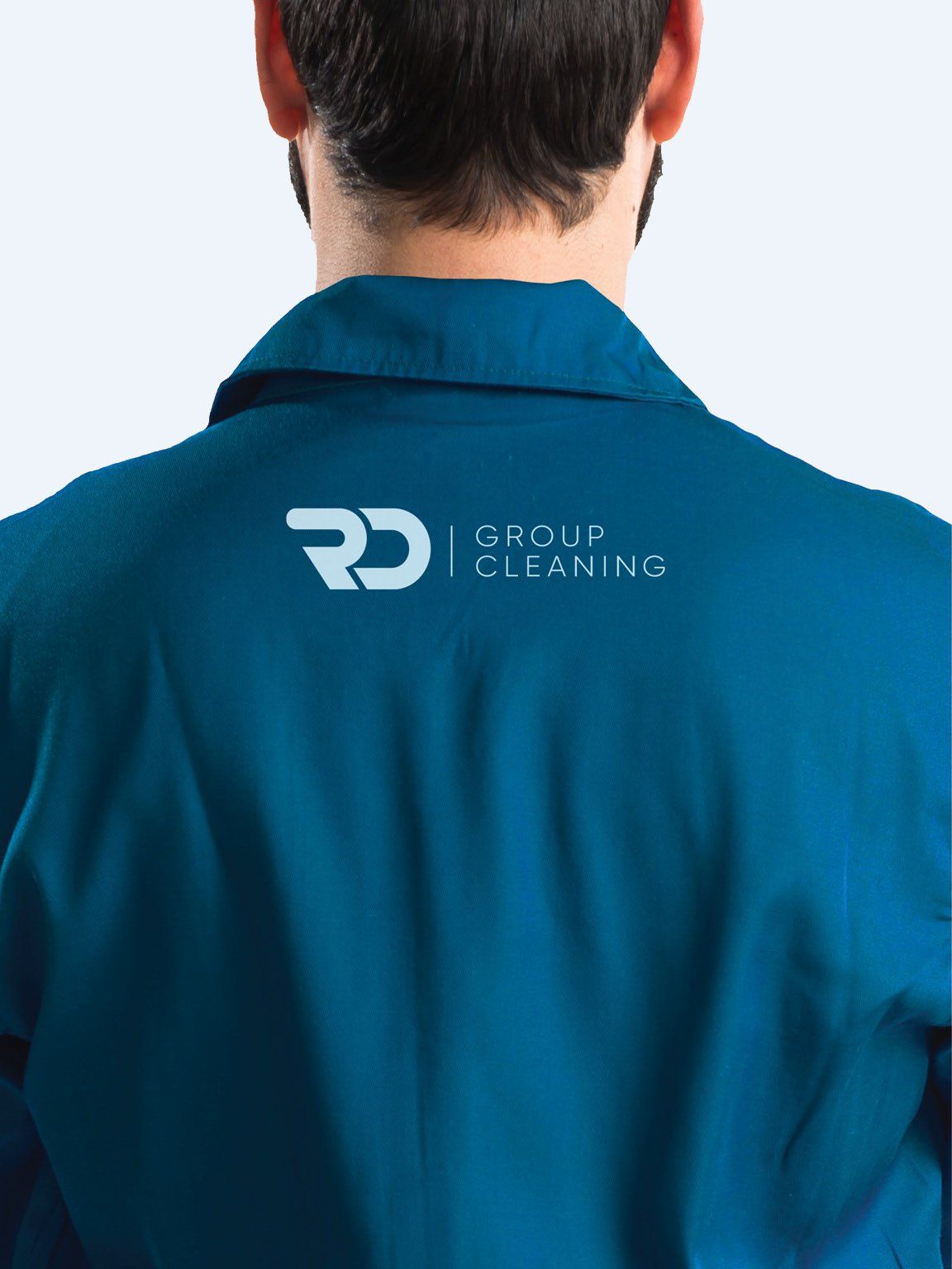 rd group cleaning, custom logo design, logo design, Sydney graphic design business, branding design, uniform with logo
