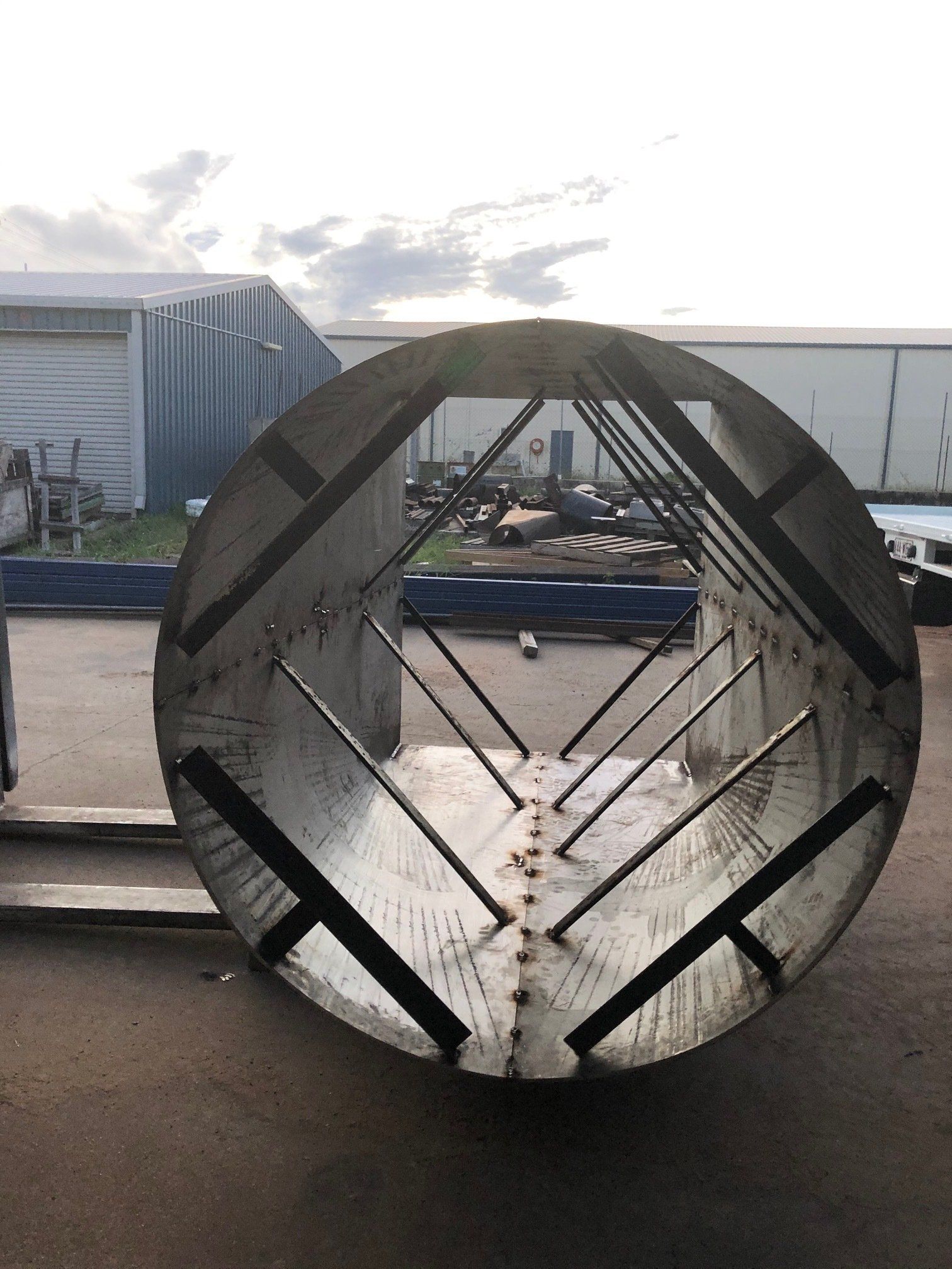 Custom Made Round Metal — Welding in Ayr, QLD