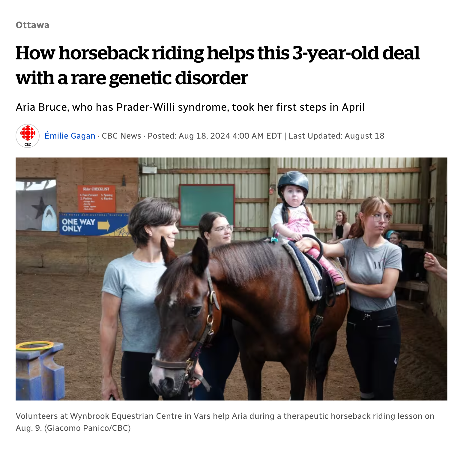 A portrait of Lalonde family with the stable horses