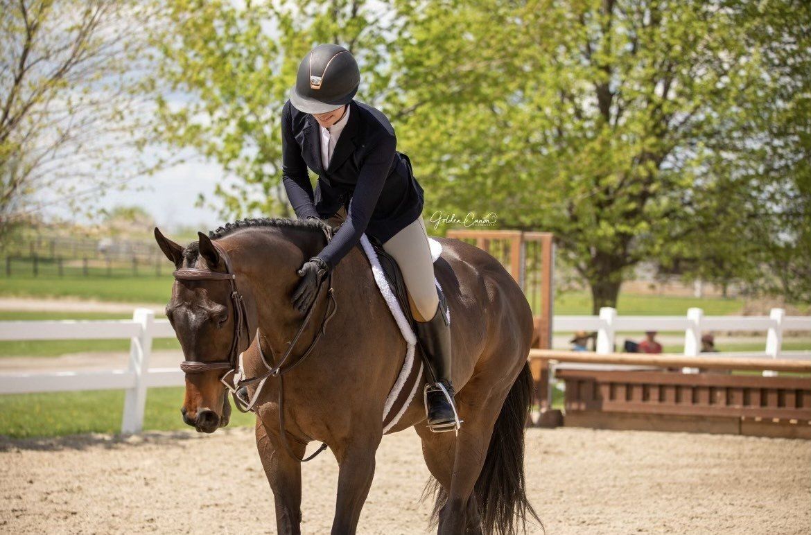 girl on jumping horse