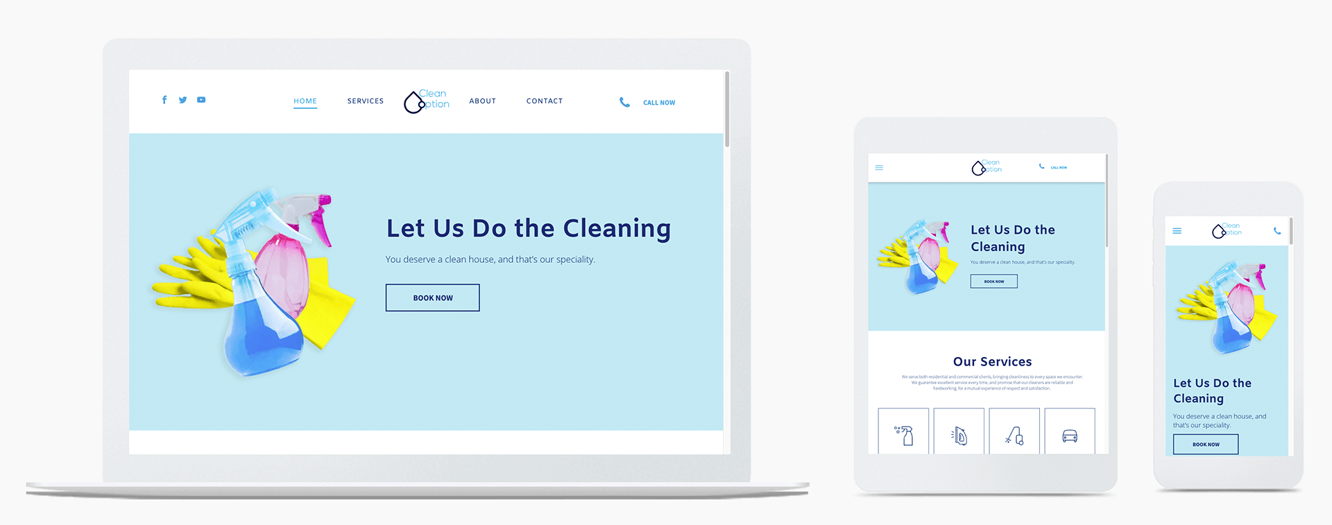 Website Design for Cleaners