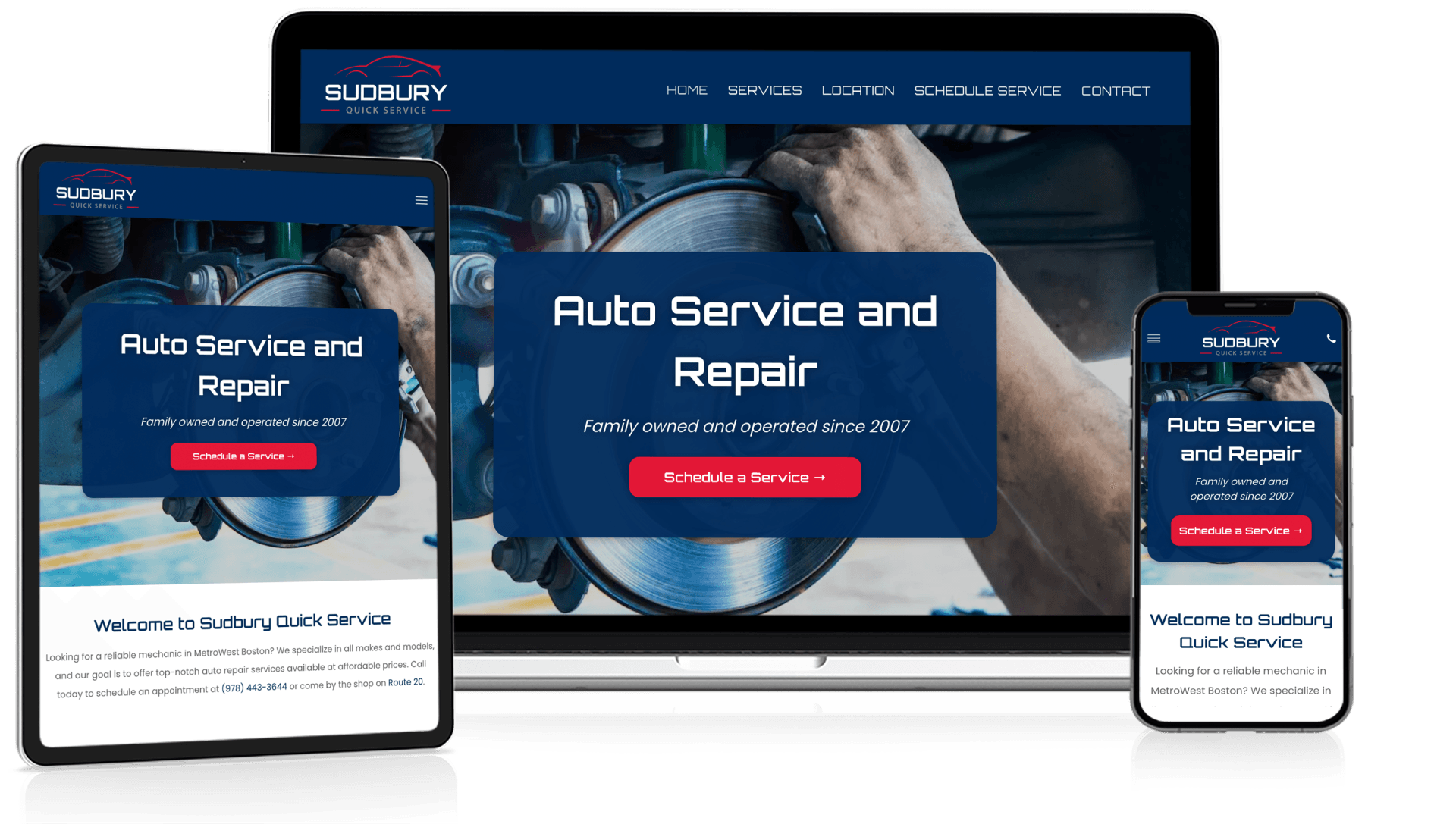 Website Design for Automotive Garages