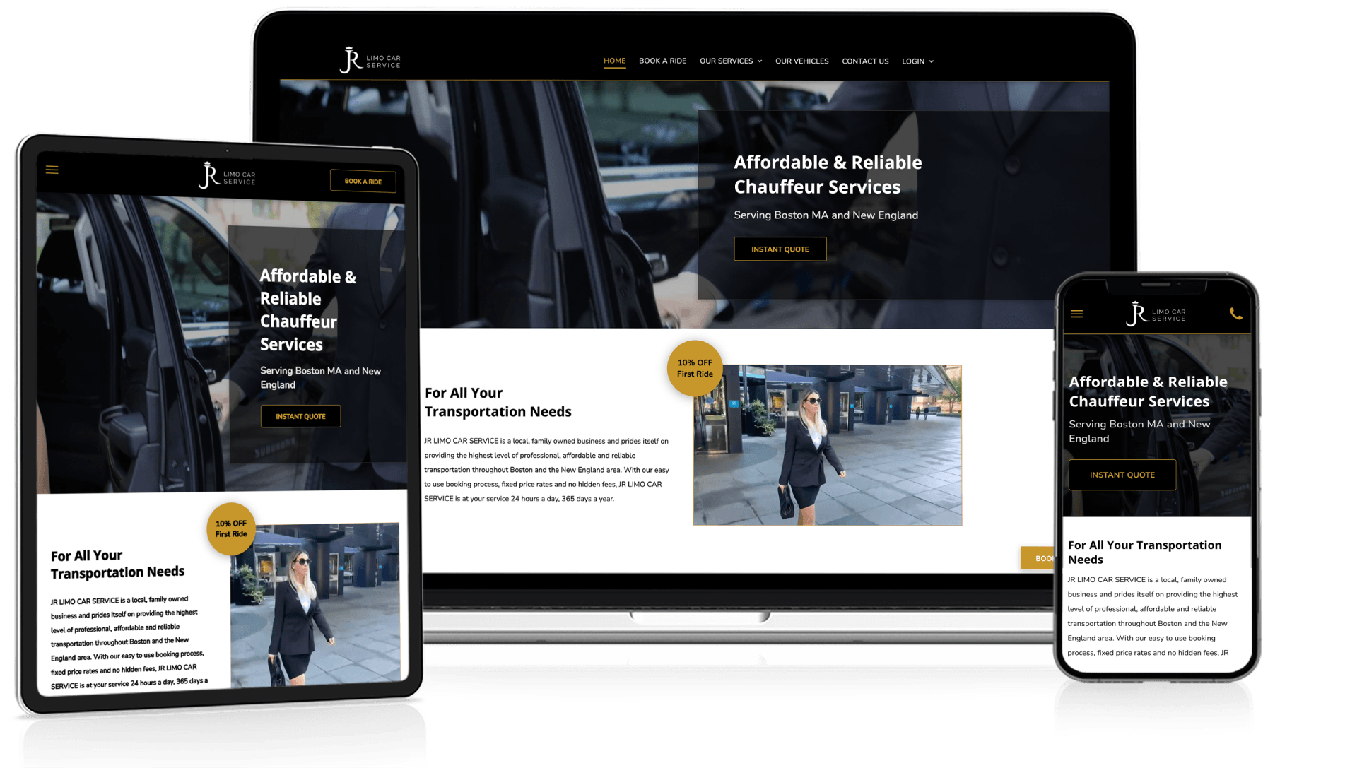 Website Design for Limo Car Companies