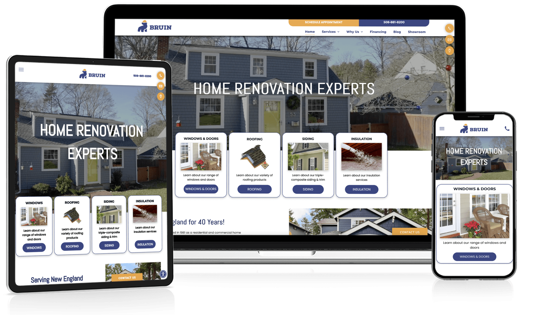 Website Design for Home Renovation Companies