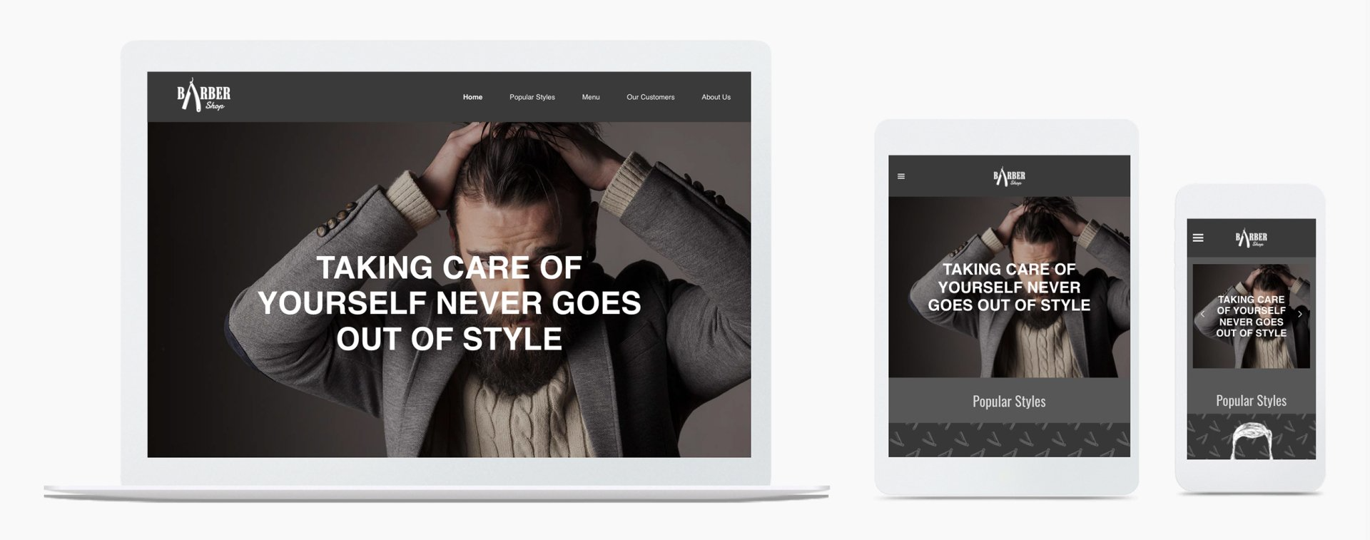 Website Design for Barber Shops
