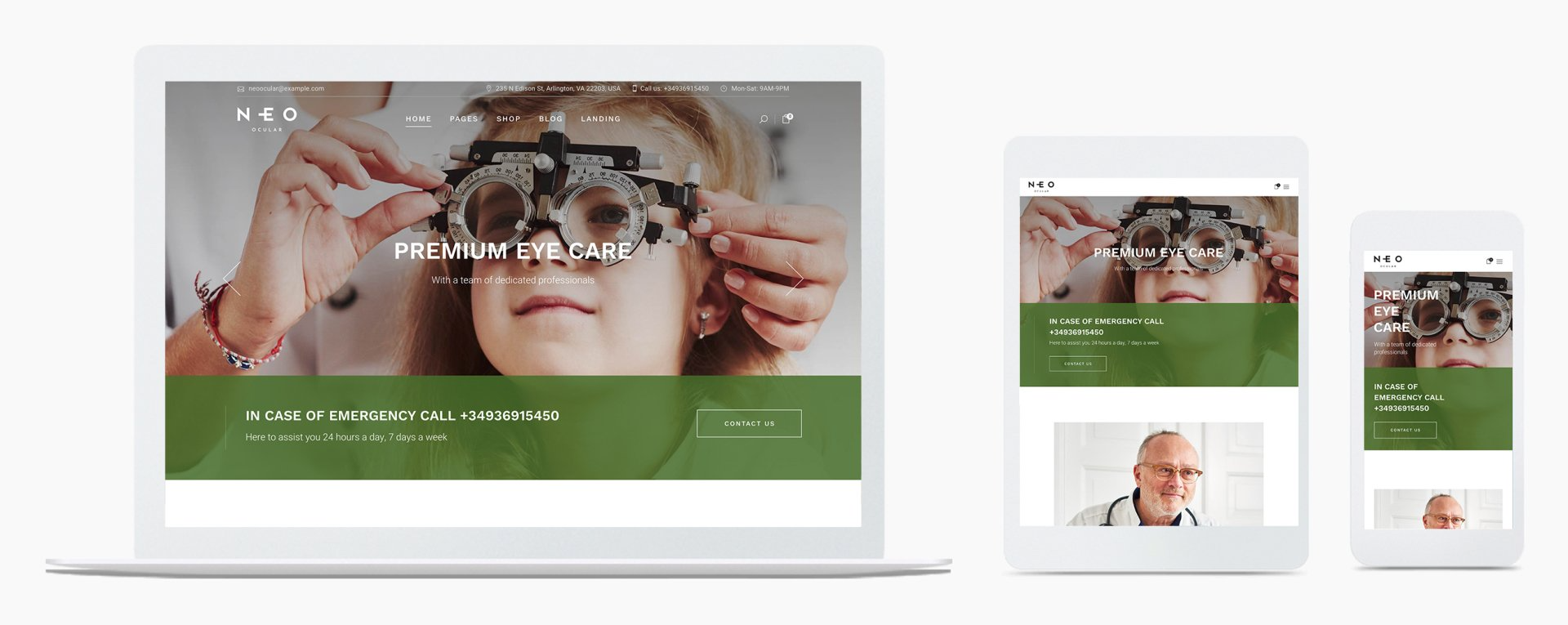 Website Design for Eye Doctors