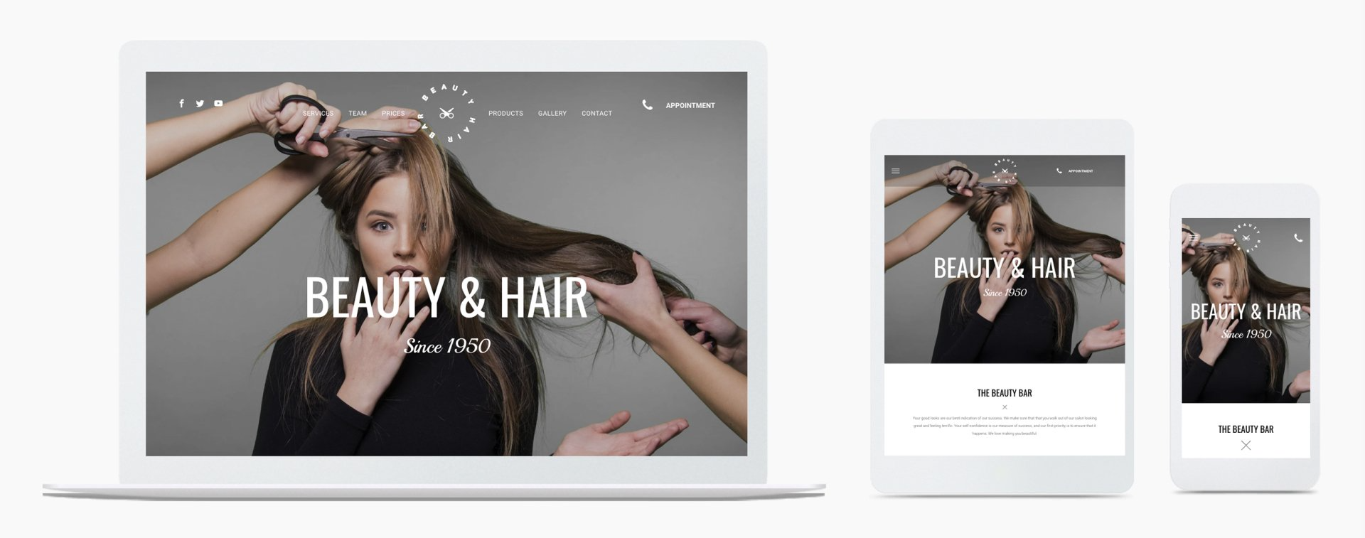 Website Design for Beauty Spas