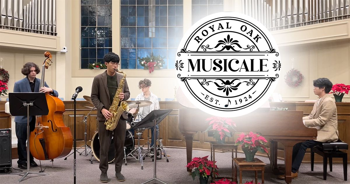 Student award winners perform in May at First Congregational Church of Roya Oak.