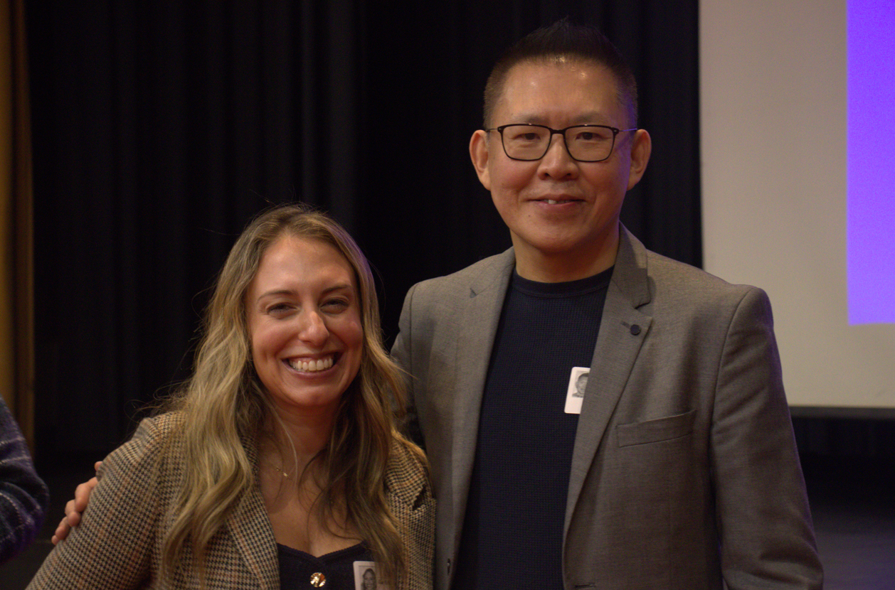 Dr. Alexander Chan speaking to SHA students about AI