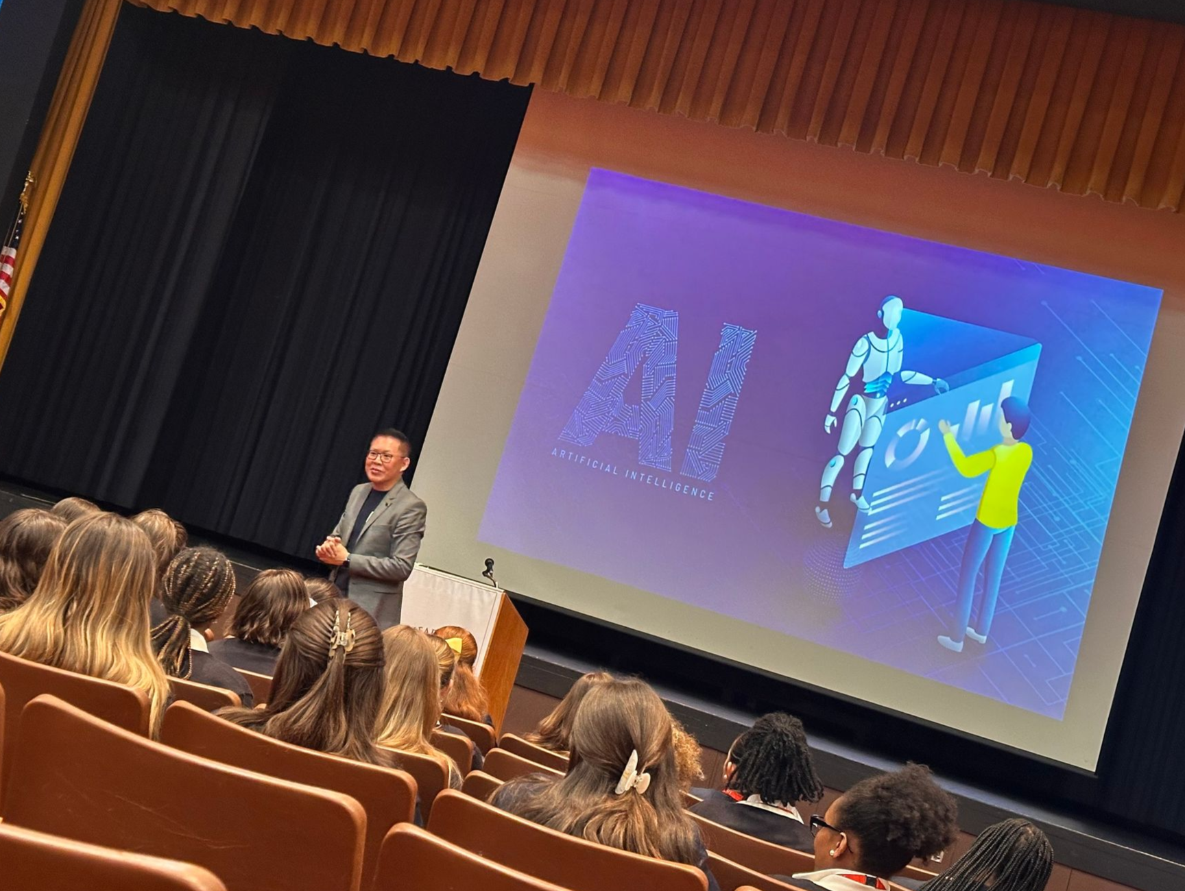 Alexander Chan Ph.D., Assistant Professor speaking about Artificial Intelligence 