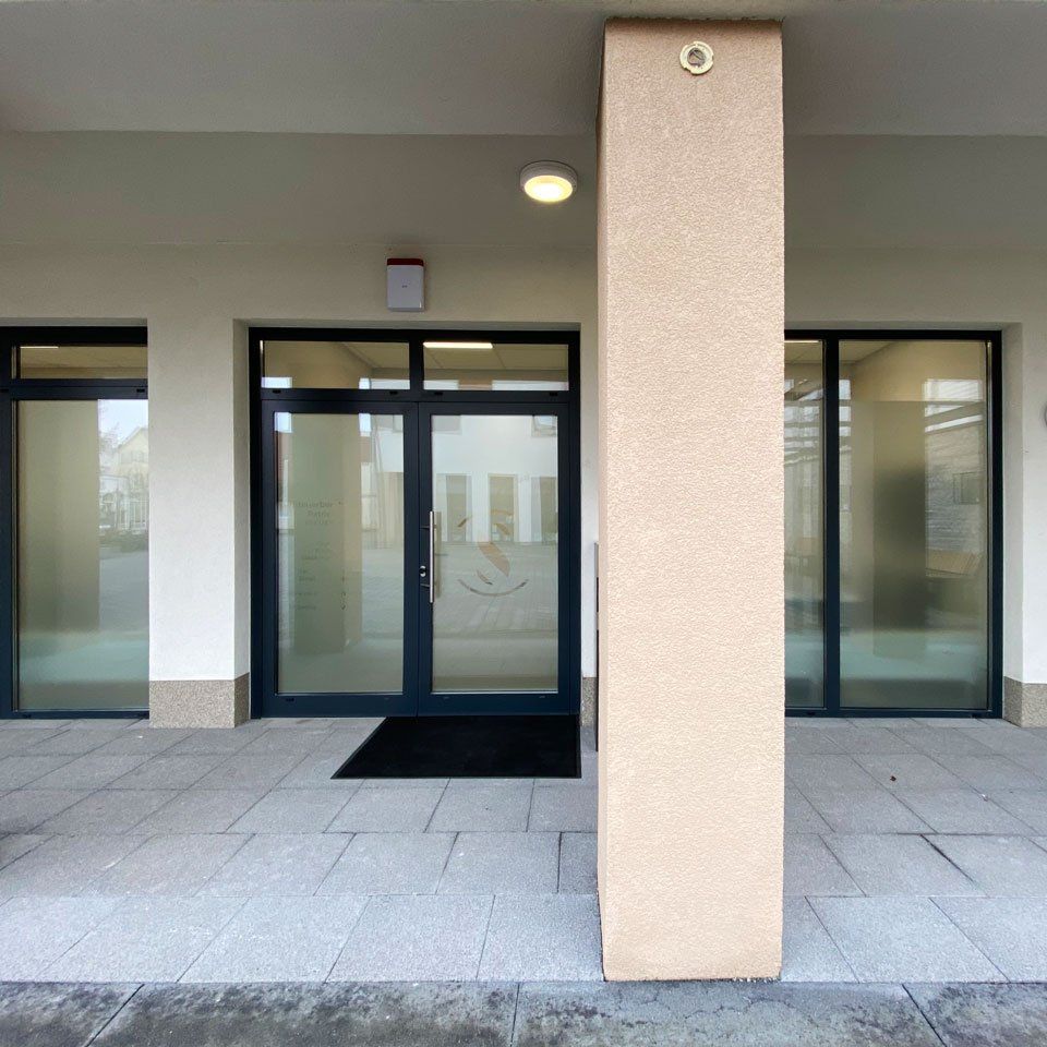 Eingang der Steuerberatungskanzlei Patricia Schmidt in Maintal