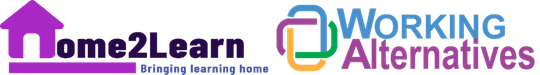 working alternatives logo brightly coloured