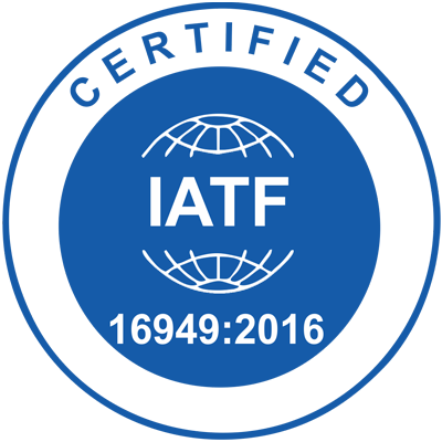 IATF 16949:2016 Certified