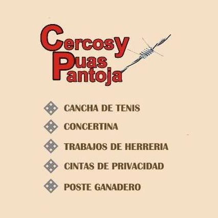CERCOS Y PÚAS PANTOJA