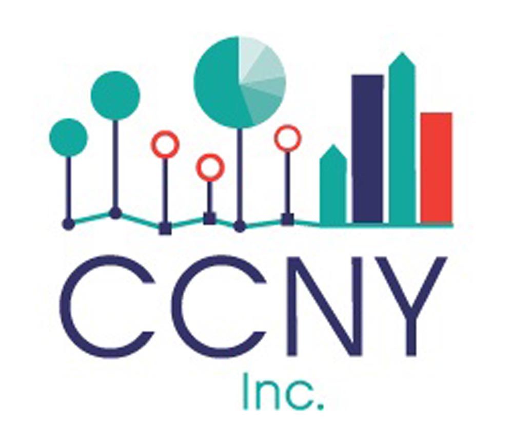 A logo for a company called ccny inc.