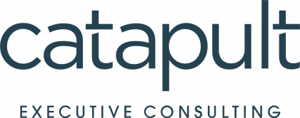 A logo for a company called catapult executive consulting.