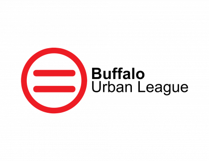 The buffalo urban league logo is shown on a white background