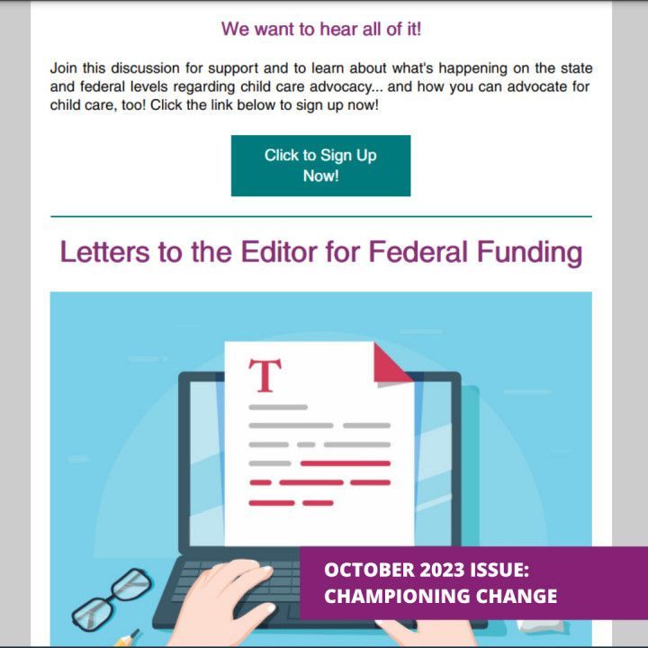 Letters to the editor for federal funding october 2023 issue championing change