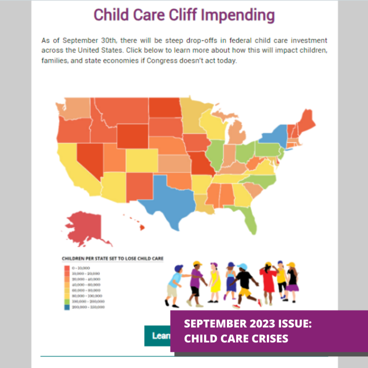 Child care cliff impending september 2023 issue child care crises