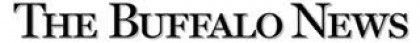 A blurred image of the buffalo news logo