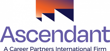 The logo for ascent is a career partners international firm.
