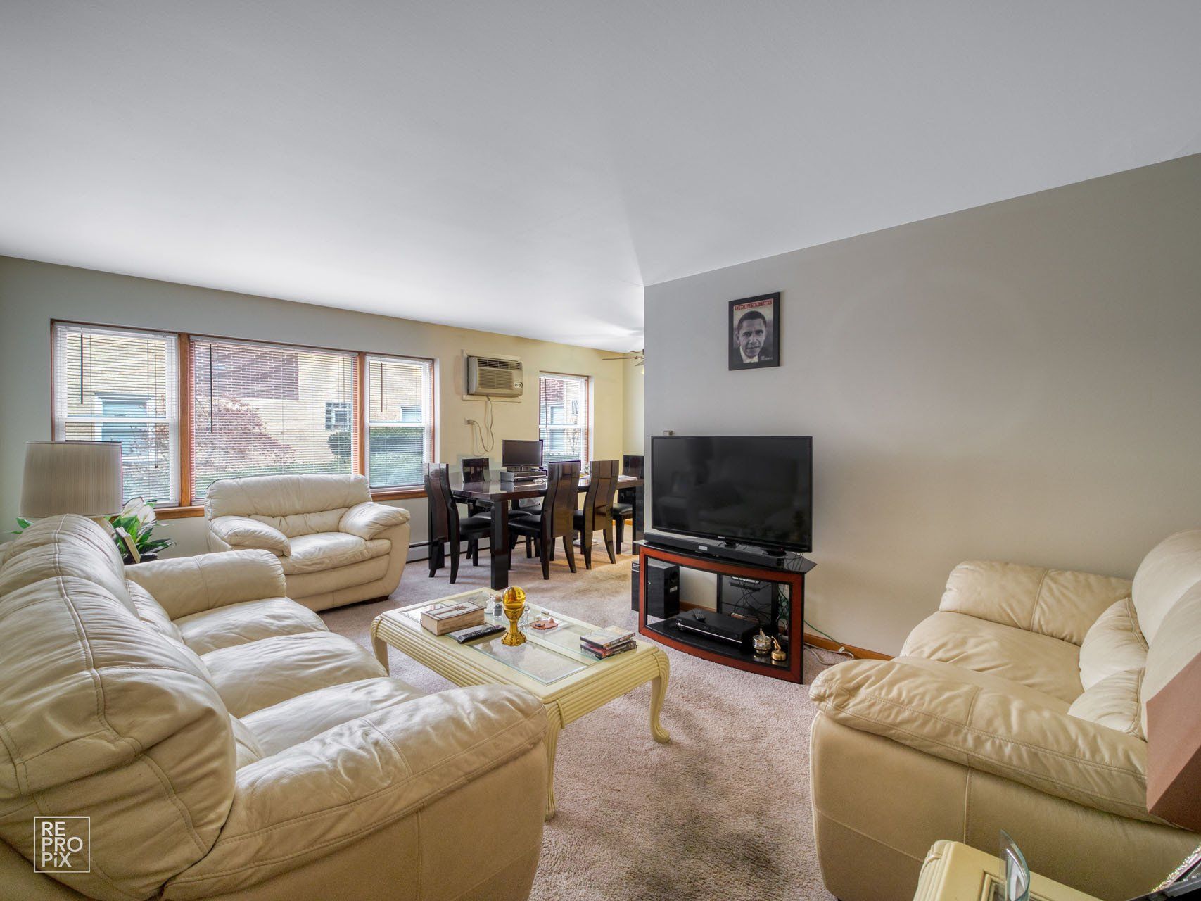couch and tv in apartment