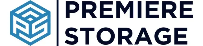 Blue hexagonal logo with the letters 